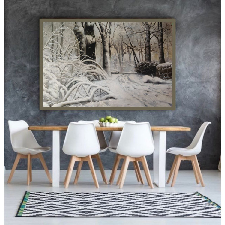 تابلو رنگ و روغن، آرامش سرد