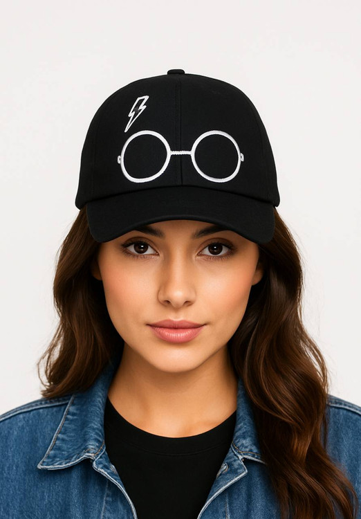 کلاه کپ پارچه ای فری سایز با طرح پروانه