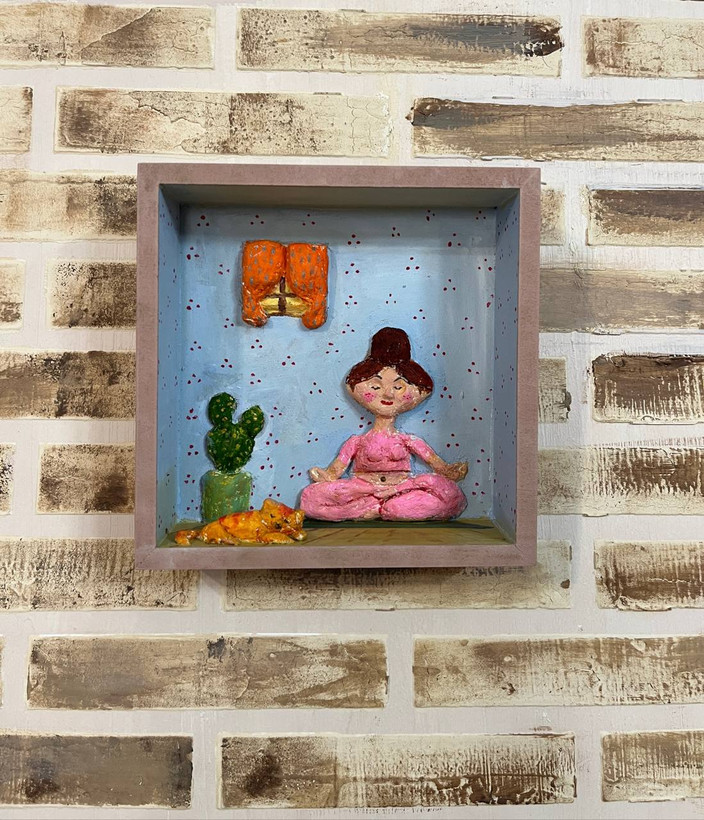 تابلوی برجسته دکوری طرح آرامش