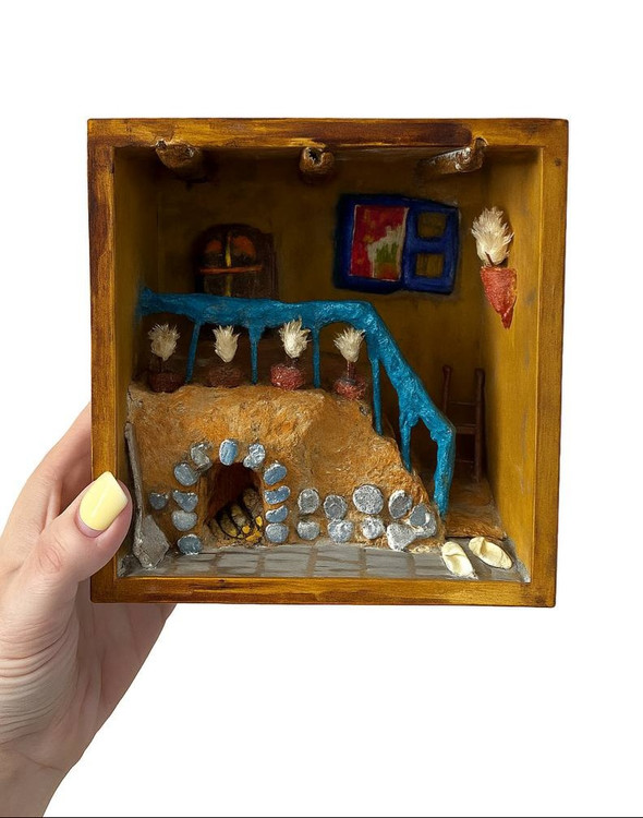 دیوارکوب چوبی فانتزی طرح برجسته ایوان خونه مادربزرگه