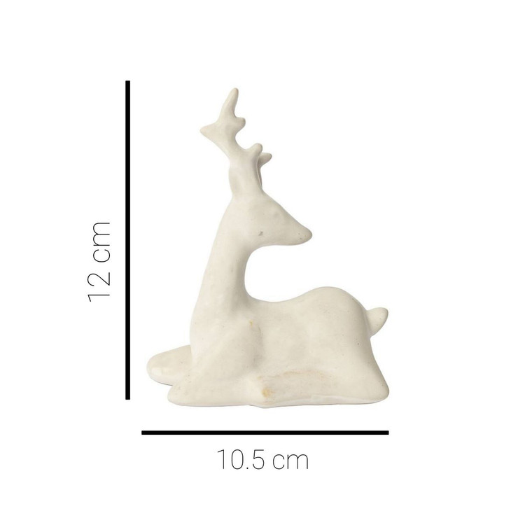 مجسمه پلی استر خام گوزن نشسته