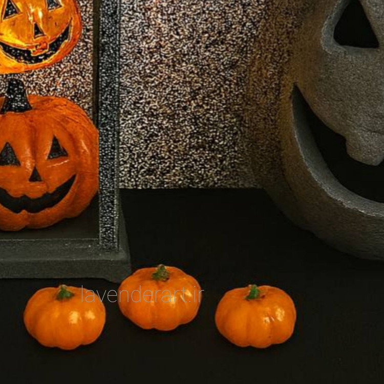 پک سه عددی شمع کدو تنبل سایز 3*4