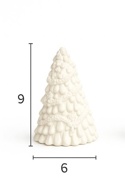 مجسمه سنگ مصنوعی خام درخت کریسمس ارتفاع 9 سانتی متر