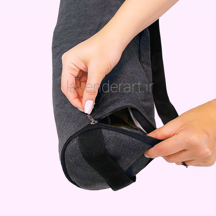 کیف رولی مت یوگا جنس کشمیر زغالی