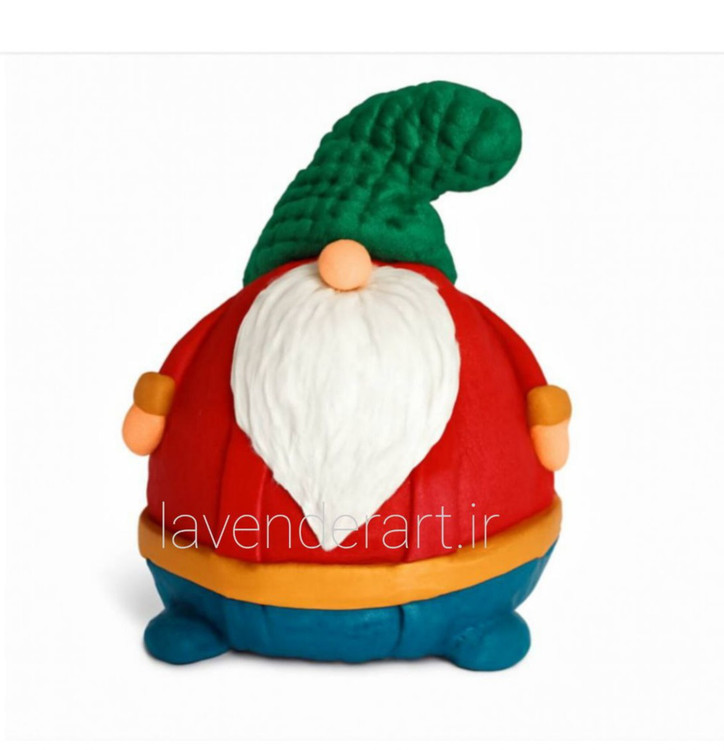 مجسمه پلی استری بابانوئل تپلی 9*10