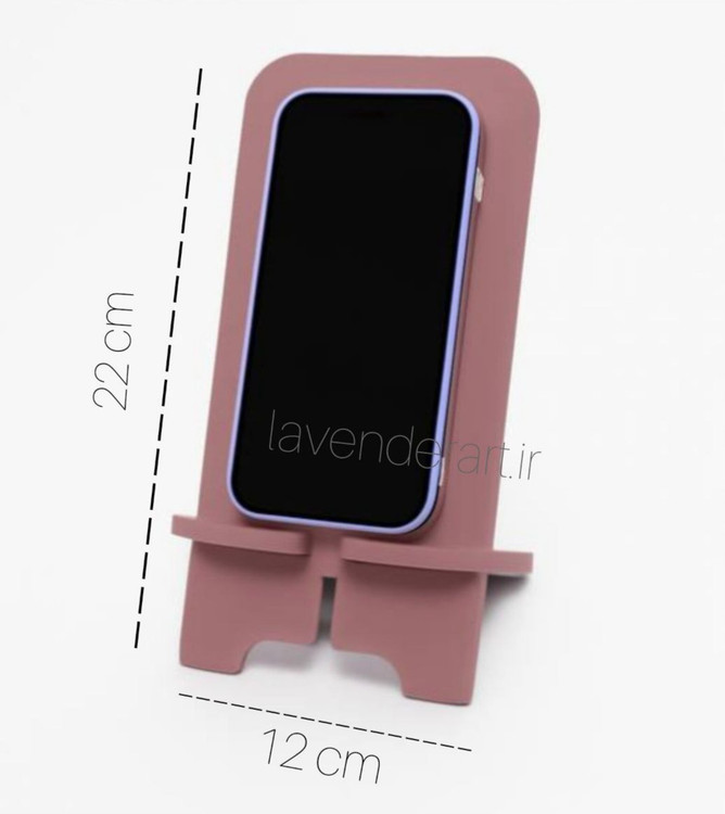 پایه نگهدارنده گوشی یا استند رومیزی موبایل و تبلت طرح صورتی قلبی