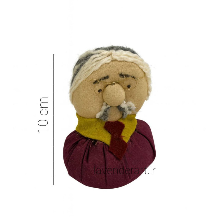 عروسک پارچه ای دستدوز پدربزرگ مهربان