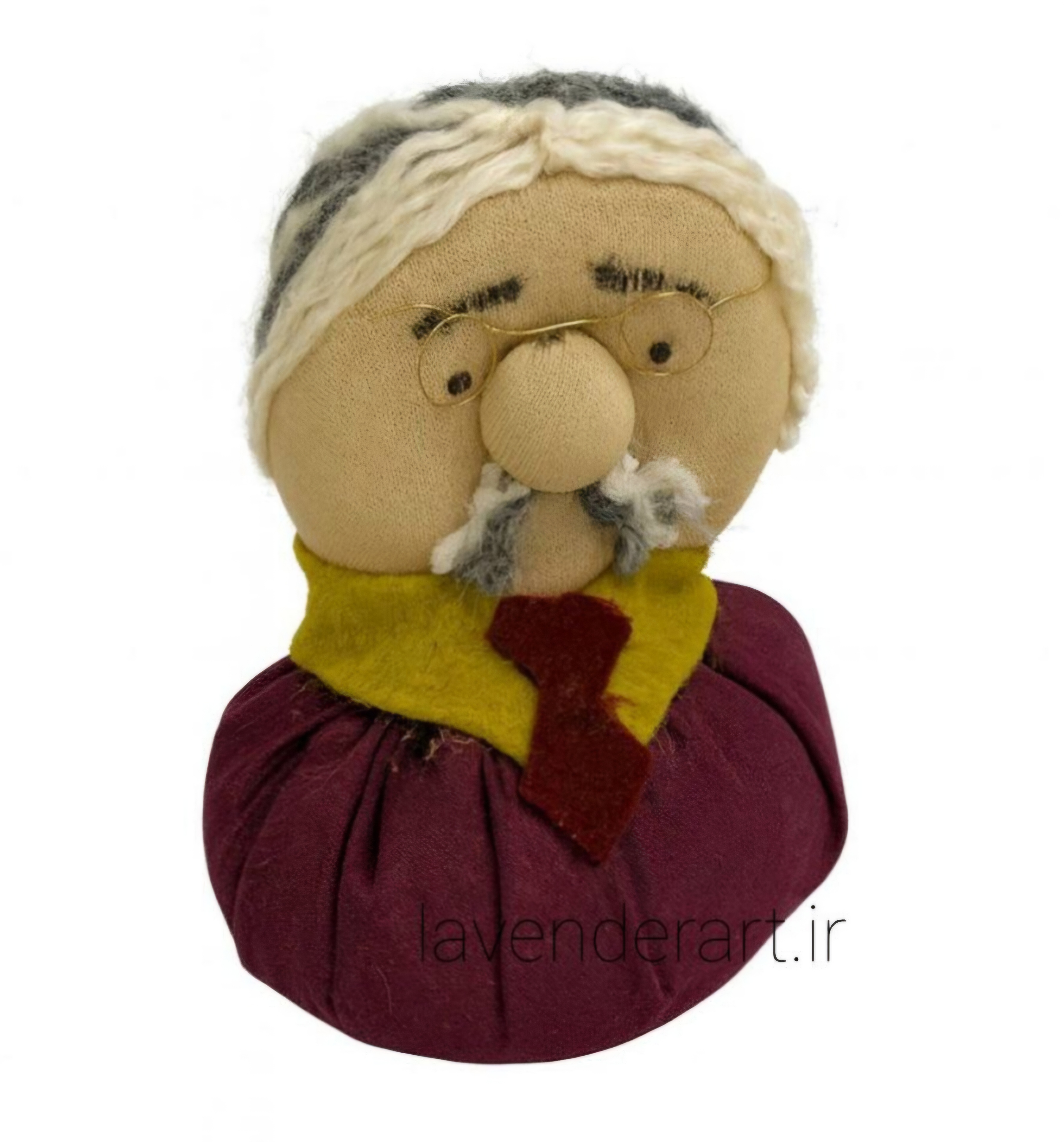 عروسک پارچه ای دستدوز پدربزرگ مهربان