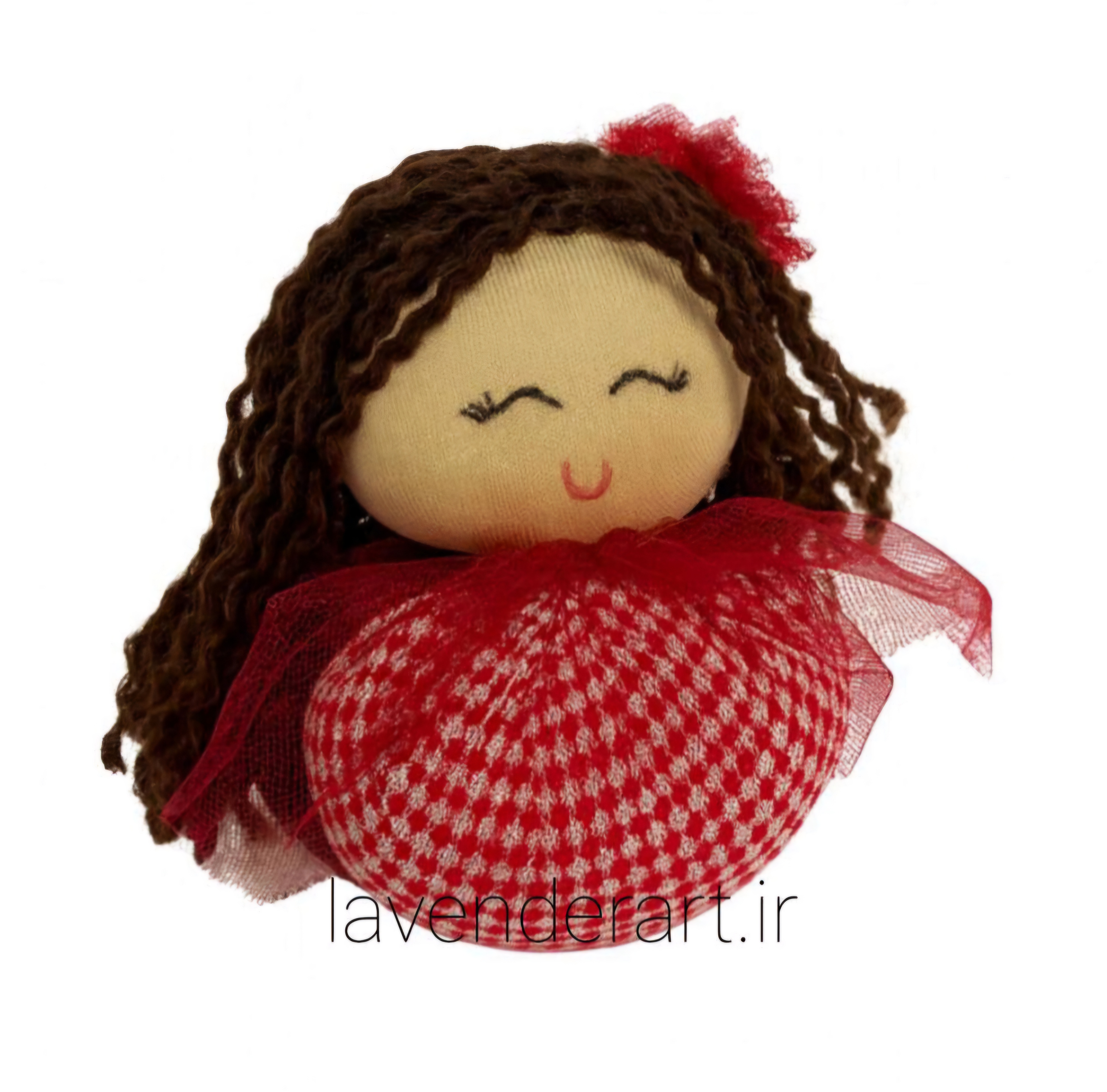 عروسک پارچه ای دستدوز دخترک ناقلا