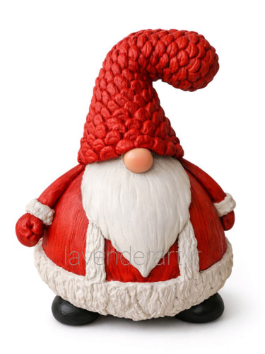 مجسمه پلی استری بابانوئل تپلی 16*12