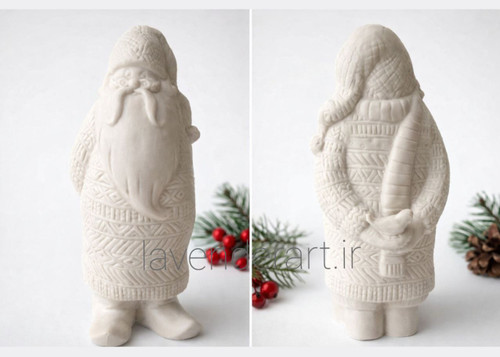 مجسمه پلی استر خام بابانوئل 10*25