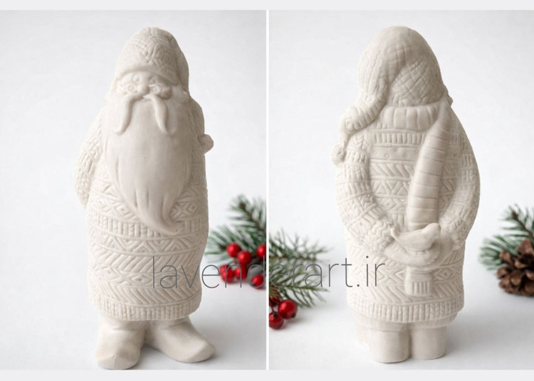 مجسمه پلی استر خام بابانوئل 10*25