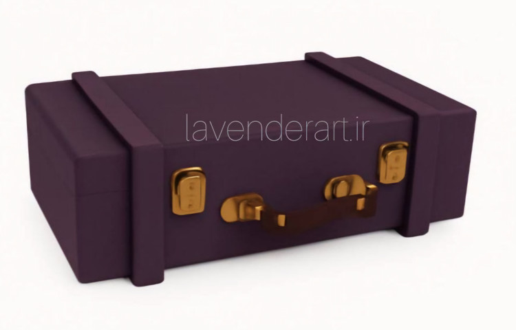 چمدان چوبی طرح یادمان