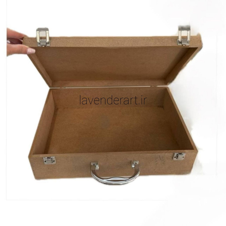 چمدان چوبی خام طرح مانا