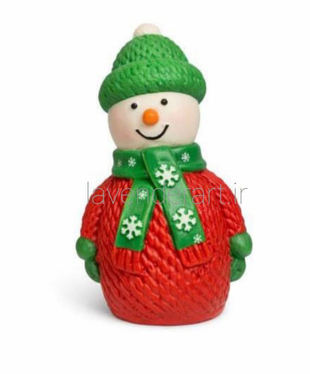 مجسمه پلی استر خام آدم برفی