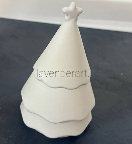 جای جواهرات سنگ مصنوعی خام مدل کاج کریسمس