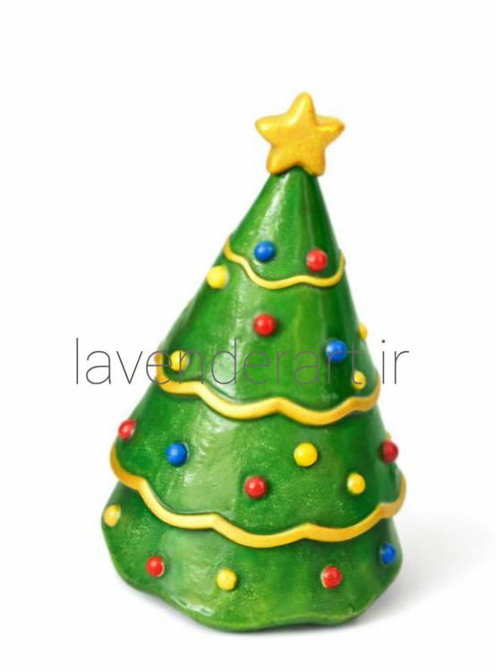 جای جواهرات سنگ مصنوعی خام مدل کاج کریسمس