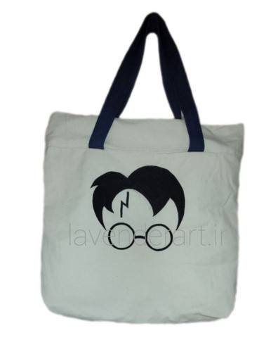 توت بگ کتان با نقاشی پارچه طرح هری پاتر