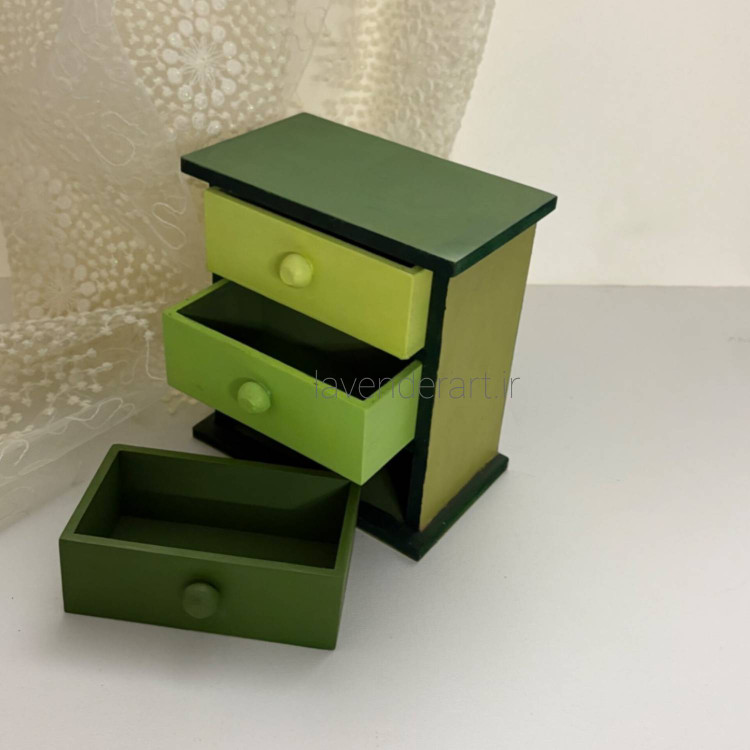 مینی دراور سه کشو سبز و زرد