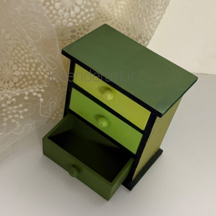 مینی دراور سه کشو سبز و زرد