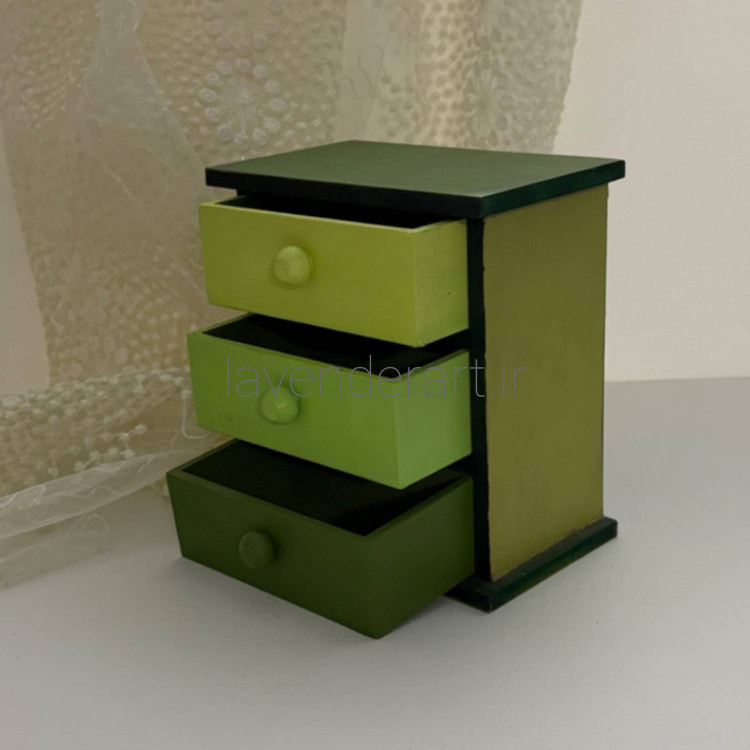 مینی دراور سه کشو سبز و زرد