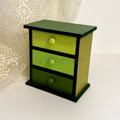 مینی دراور سه کشو سبز و زرد
