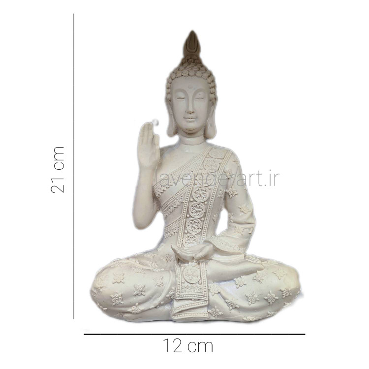 مجسمه پلی استر خام بودا 12*21