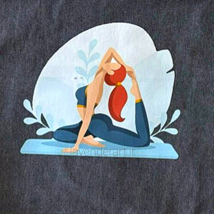 کیف مت یوگا جنس جین طوسی با چاپ طرح یوگی