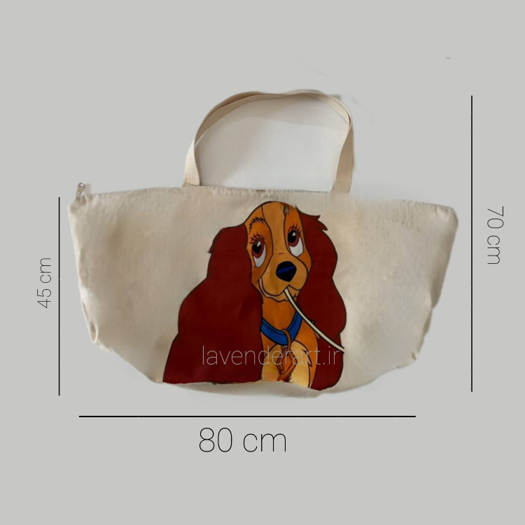 کیف مت یوگا جنس متقال با چاپ طرح سگ دیزنی در کارتون بانو و ولگرد