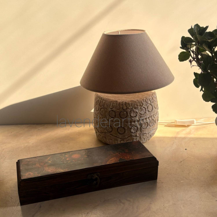 جعبه چوبی قلمو و لوازم هنری با طرح افسانه 10*30 سانتی متر