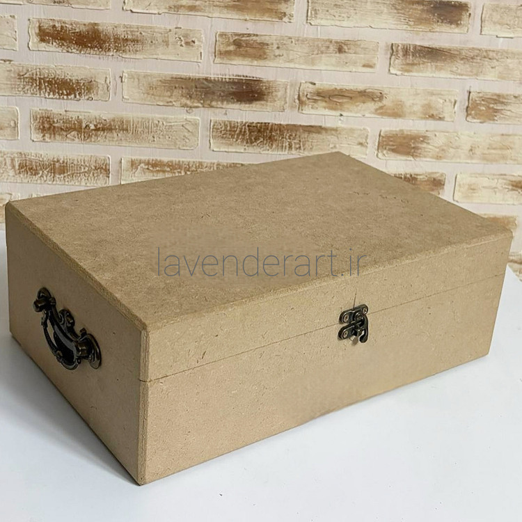 جعبه چوبی خام تک دسته جای بطری چوبی مخصوص انواع بطری ها و ظروف شکستنی