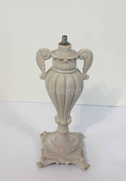 پایه پلی استر خام آباژور رومیزی همراه با لاکور آباژور