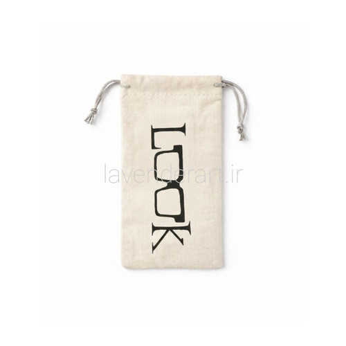 جا عینکی پارچه ای فانتزی با نقاشی دستی طرح look