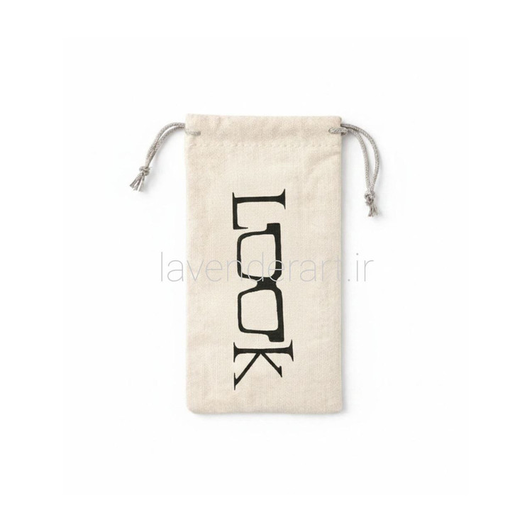 جا عینکی پارچه ای فانتزی با نقاشی دستی طرح look