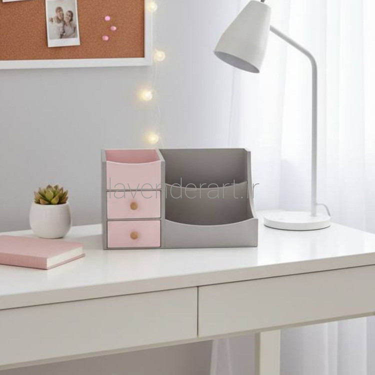 استند چوبی خام رومیزی لوازم آرایش، زیورآلات و ...