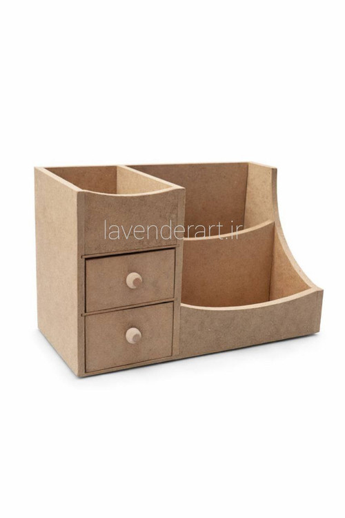 استند چوبی خام رومیزی لوازم آرایش، زیورآلات و ...