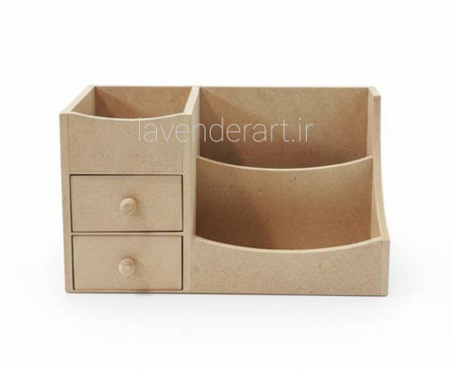 استند چوبی خام رومیزی لوازم آرایش، زیورآلات و ...