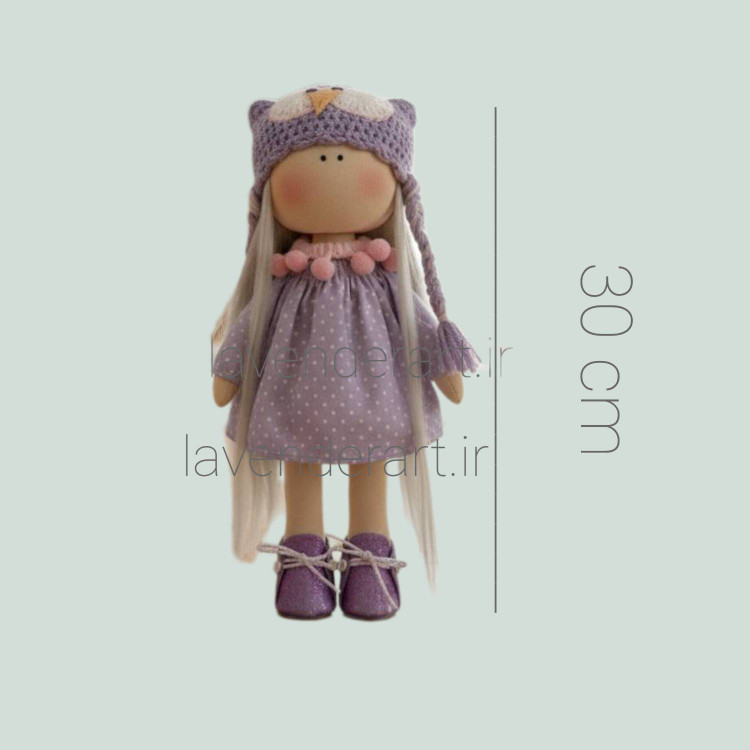 عروسک روسی دستساز پارچه ای مدل دل آرا