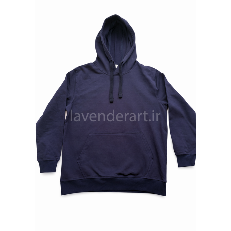 هودی اسپرت ساده سرمه ای