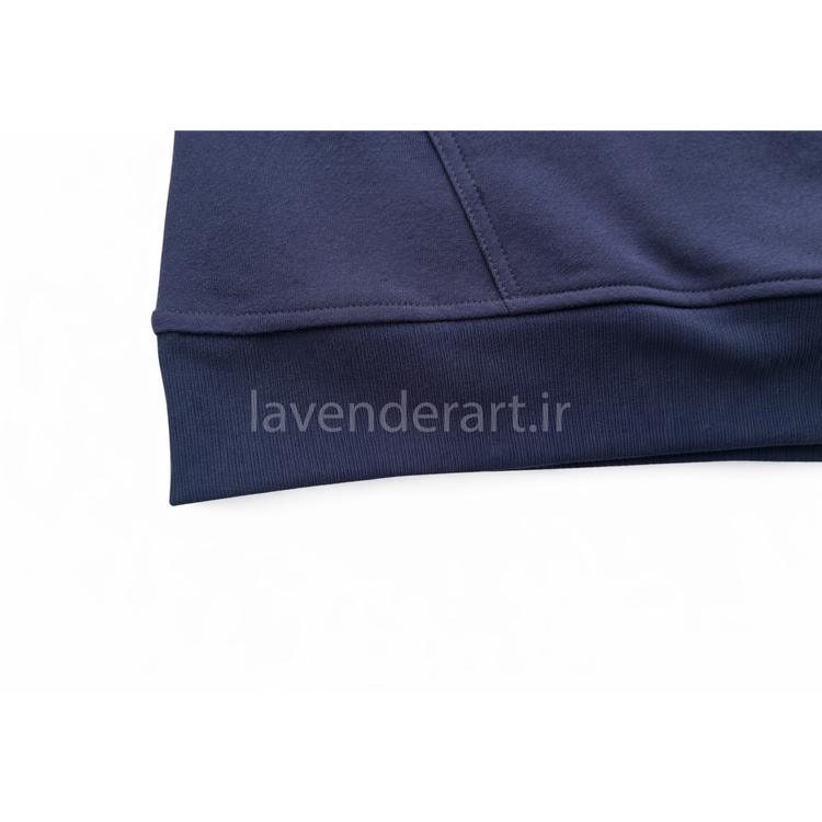 هودی اسپرت ساده سرمه ای