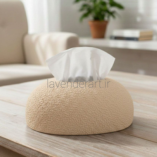 جعبه دستمال کاغذی پلی استر خام 9*18