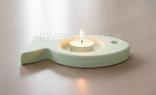 ظرف سنگ مصنوعی طرح ماهی 16*10 سانتی متر