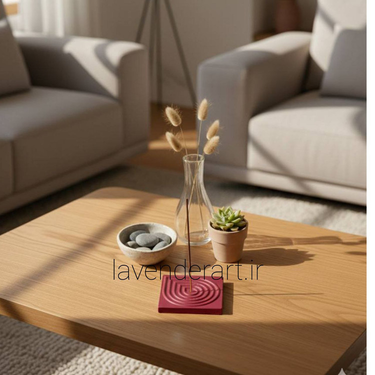جاعودی سنگ مصنوعی خام طرح مارپیچ ابعاد 12*12