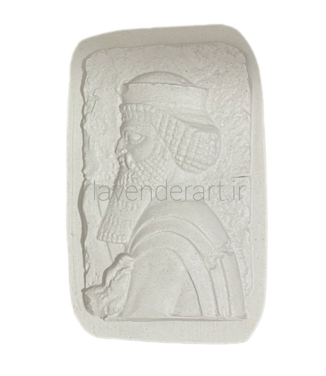 کتیبه سنگ مصنوعی خام طرح نقش برجسته هخامنشی ابعاد 19*12