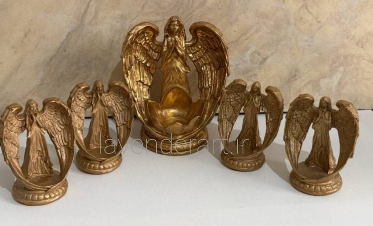 ظرف هفت سین یا جای وارمر پلی استر طرح فرشته نگهبان