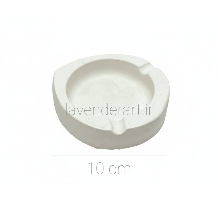 زیرسیگاری سنگ مصنوعی خام طرح سپید