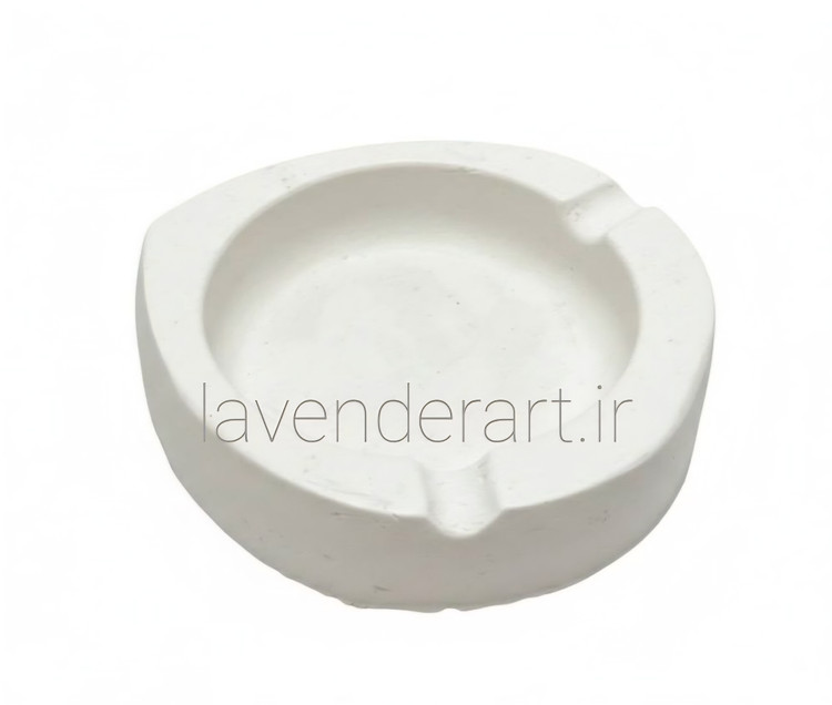 زیرسیگاری سنگ مصنوعی خام طرح سپید