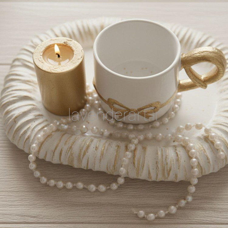 ظرف اکسسوری و زیورآلات سنگ مصنوعی طرح پاپیون طلایی