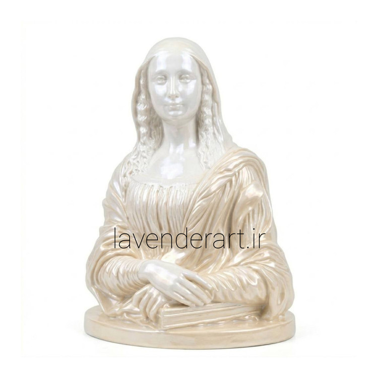 مجسمه پلی استر خام مونالیزا ارتفاع 23 سانتی متر