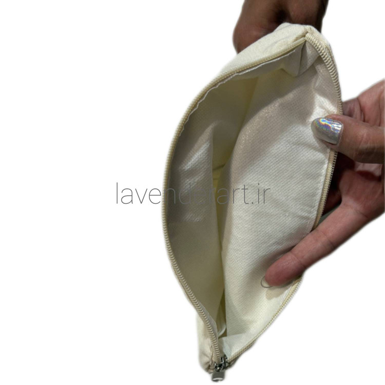 جامدادی یا کیف لوازم آرایش متقال آستردار با نقاشی میقولی